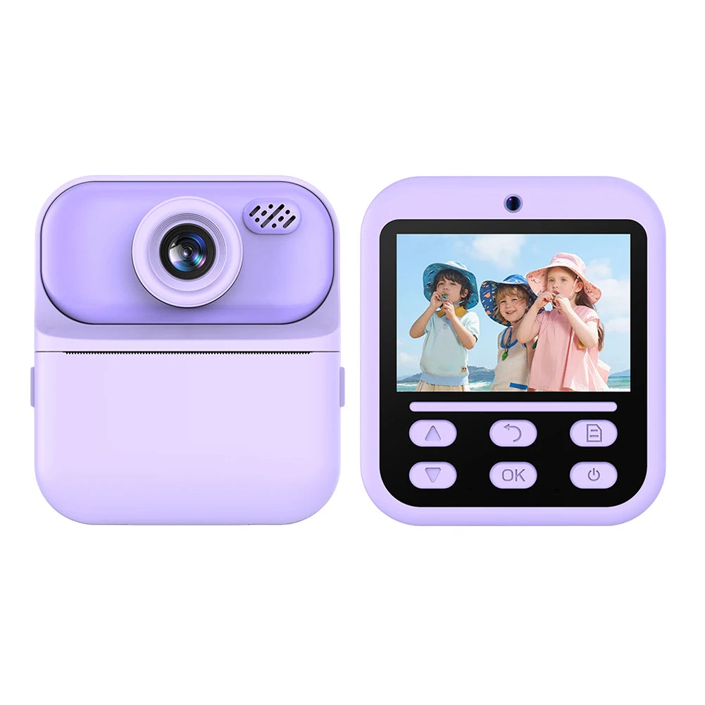 Instant Print Camera HD Digital Camera 2.4 Inch Video Digital Camera Portable Digital Camera for Girls Boys Birthday Gifts