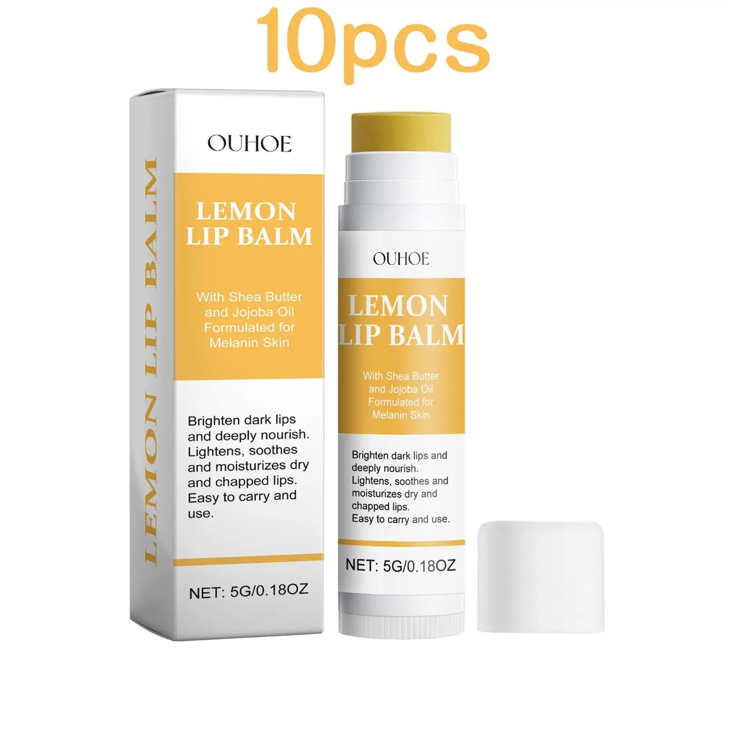 Ouhoe Remove Dark Lip Balm Moisturizing Gloss Exfoliating Lightening Melanin Repair Cracking Lip Plumping Lip Cream Pink Lip Oil