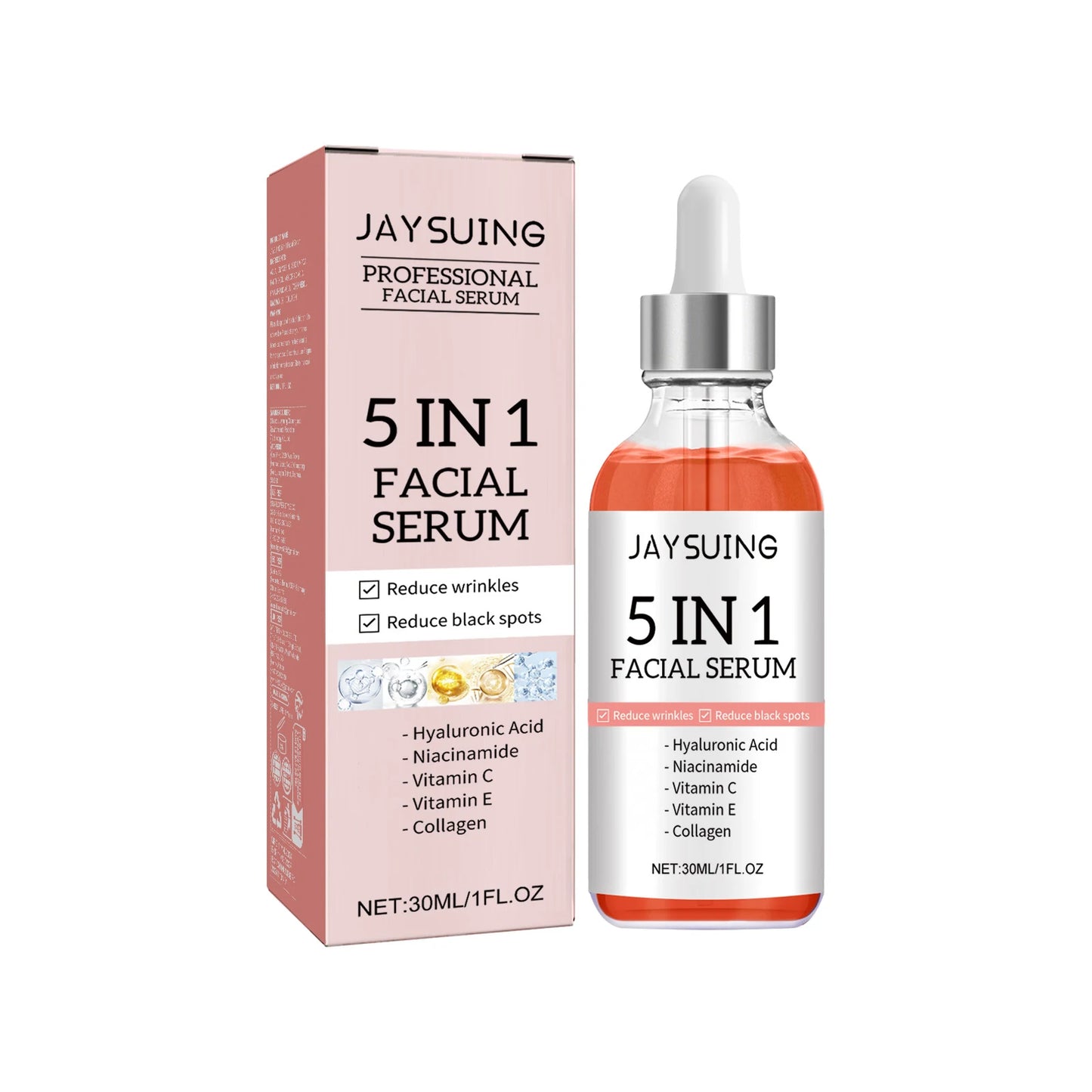 Jaysuing Face Skin Care Serum Nourishing Skin Reduce Dryness Enhance Skin Elasticity Lifting Fade Fine Lines Beauty Face Serum