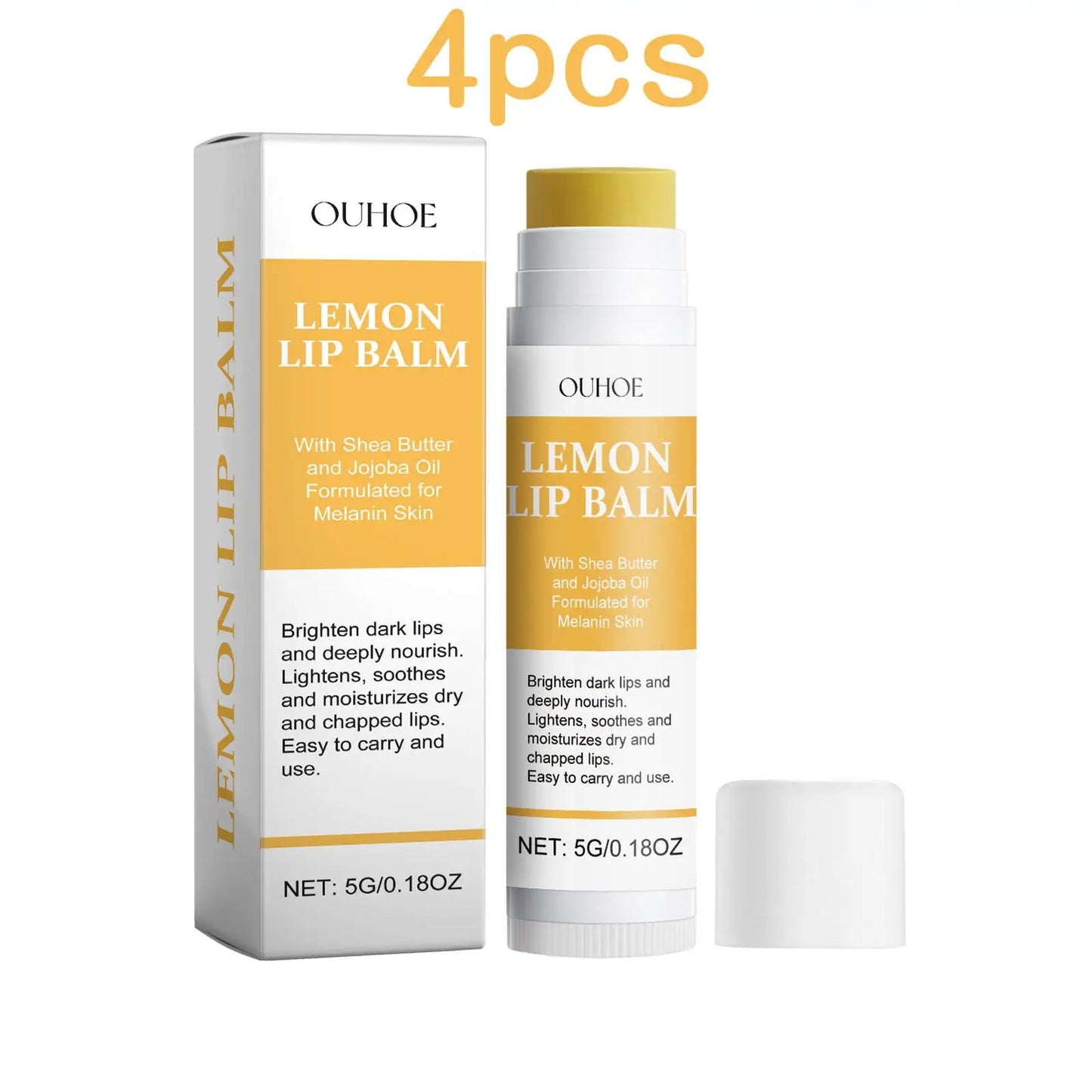 Ouhoe Remove Dark Lip Balm Moisturizing Gloss Exfoliating Lightening Melanin Repair Cracking Lip Plumping Lip Cream Pink Lip Oil