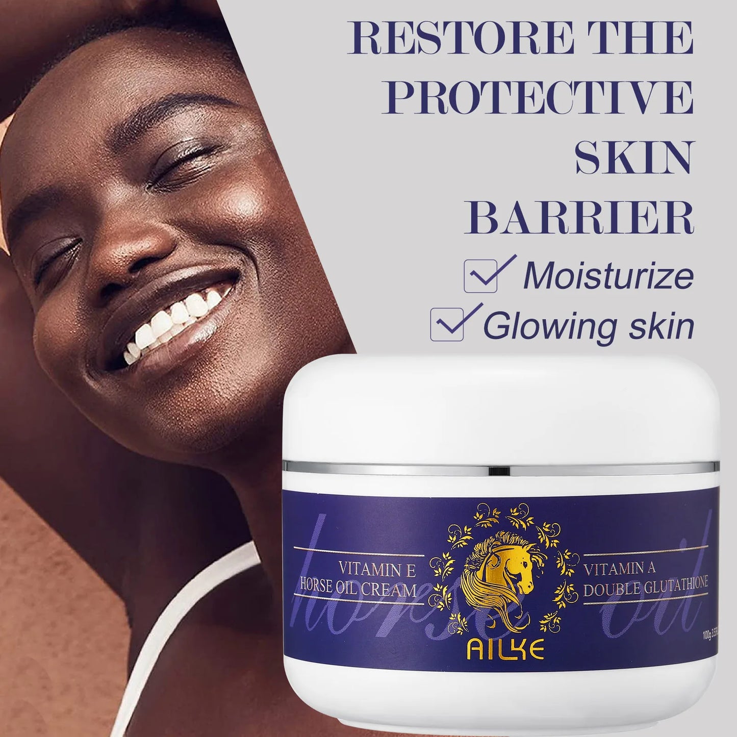AILKE Whitening Skin Care Set, Reduce White, Dark, and Black Spots, Moisturizing, Clean Skin, Lightening for All Skin Types