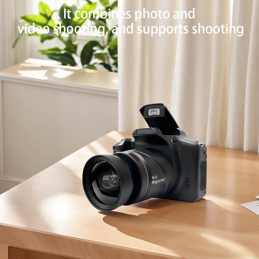 16MP Digital Camera with 2.4 Inch LCD Screen Vlogging Camera 16X Digital Zoom Video Recorder for Photography and Video