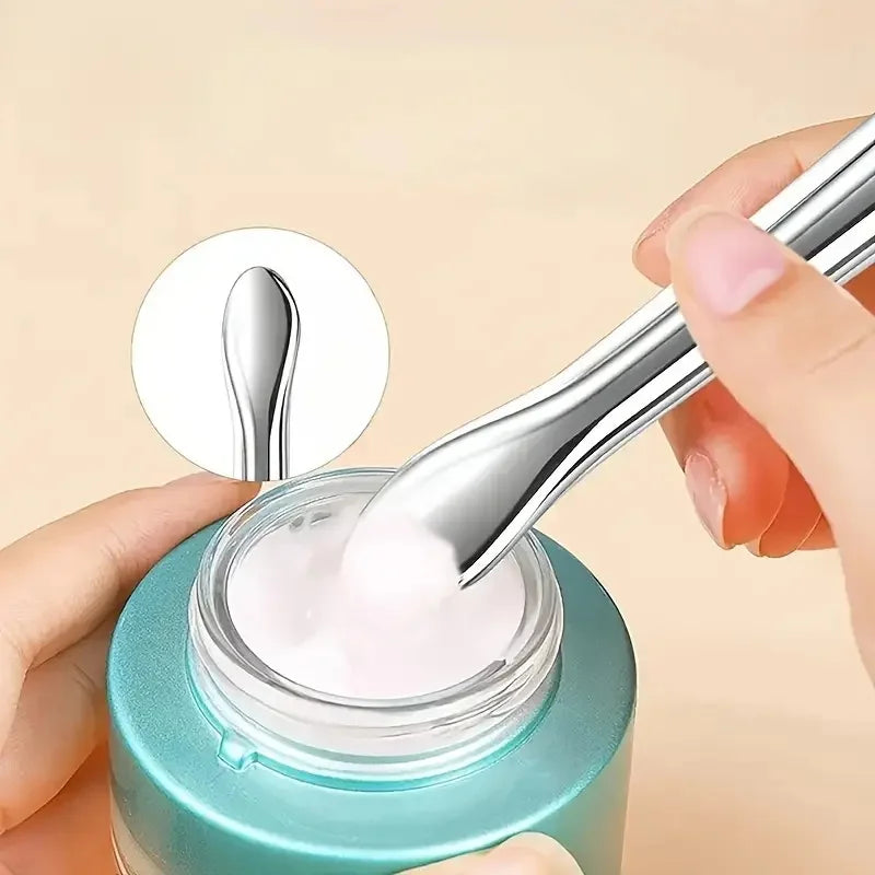1/4 PCS Silicone Facial Mask Brush Soft Head with Scraper Integrated Dual-use Mud Film Brush DIY Film Adjusting Beauty Tools
