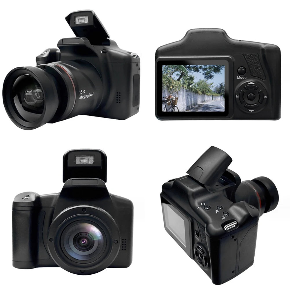 16MP Digital Camera with 2.4 Inch LCD Screen Vlogging Camera 16X Digital Zoom Video Recorder for Photography and Video