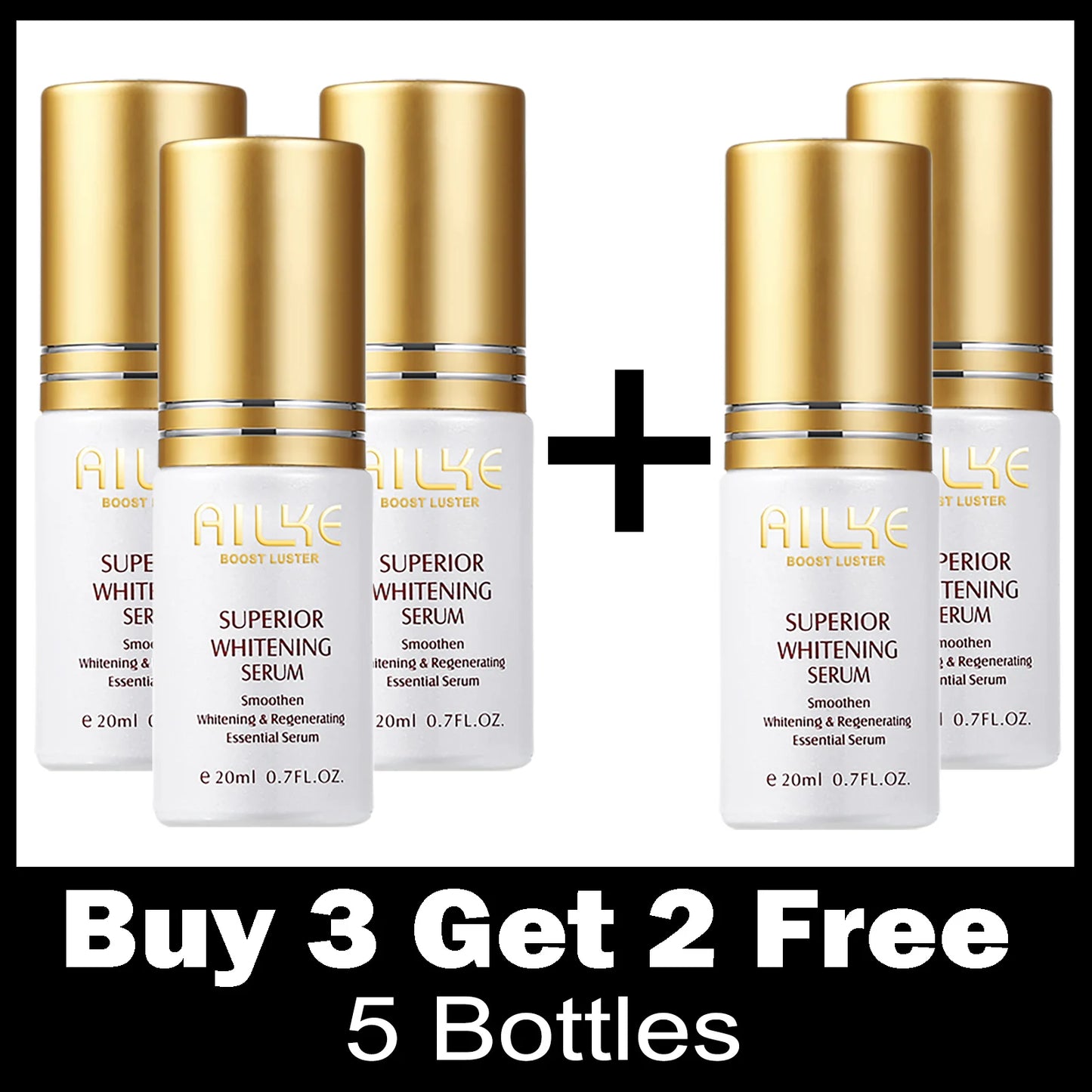 AILKE Super Lightening Face Serum, Clean Skin, Brighten, Hydrating, Moisturizing, Reduce Dark Spots, Pigmentation, Melanin