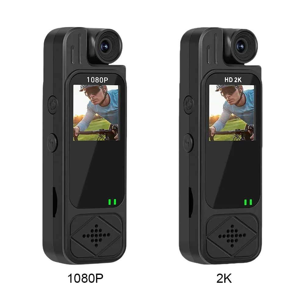 2K/1080P WiFi Video Camera Portable Small Digital Cameras Video Recorder Sports Action Body Cam Infrared Night Vision Camcorder