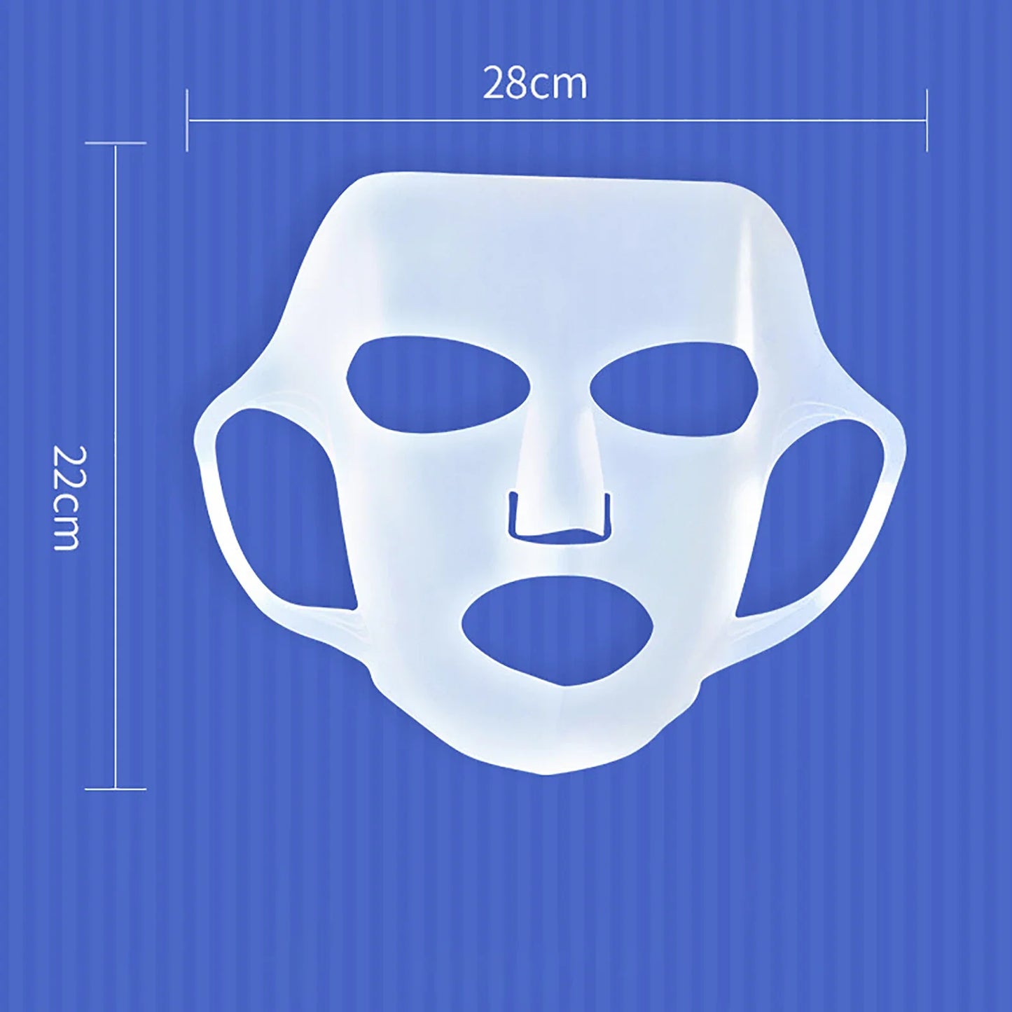3D Silicone Mask Face Women Skin Care Tool Hanging Ear Face Mask Gel Sheet Reusable Lifting Anti Wrinkle Firming Ear Fixed Tools