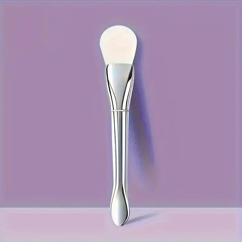 1/4 PCS Silicone Facial Mask Brush Soft Head with Scraper Integrated Dual-use Mud Film Brush DIY Film Adjusting Beauty Tools