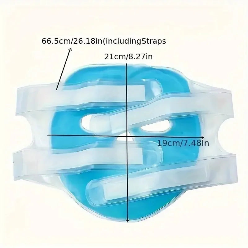 1pc Ice Mask, Beauty Sleeping Hot & Cold Mask, Cold Compress For Post-Operative Facial Edema, Comfort Eye Mask Ice Packs
