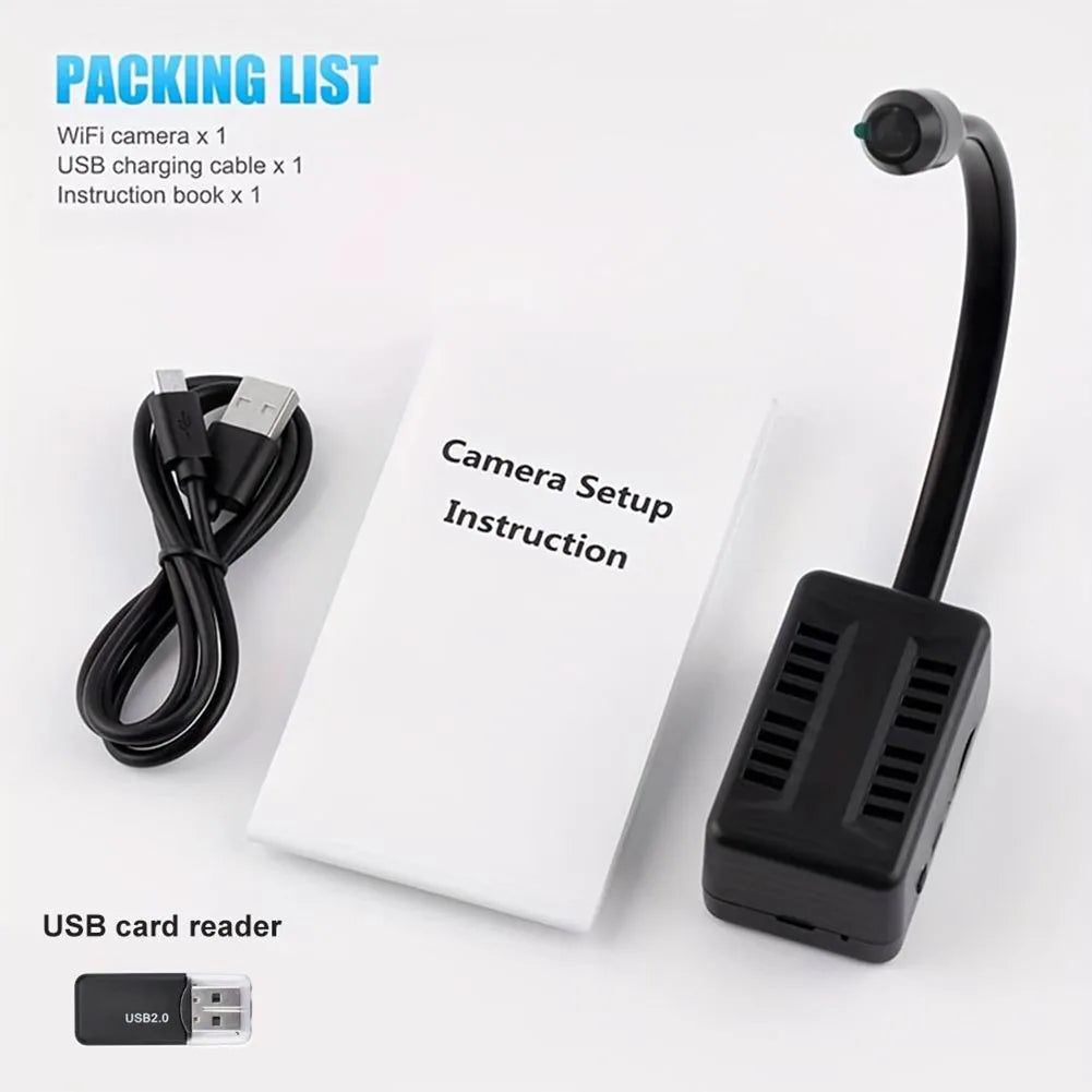 Mini WiFi Camera 1080P Wireless Nanny Cam with Motion Detection Surveillance Camera for Home Indoor Baby Dog Cat