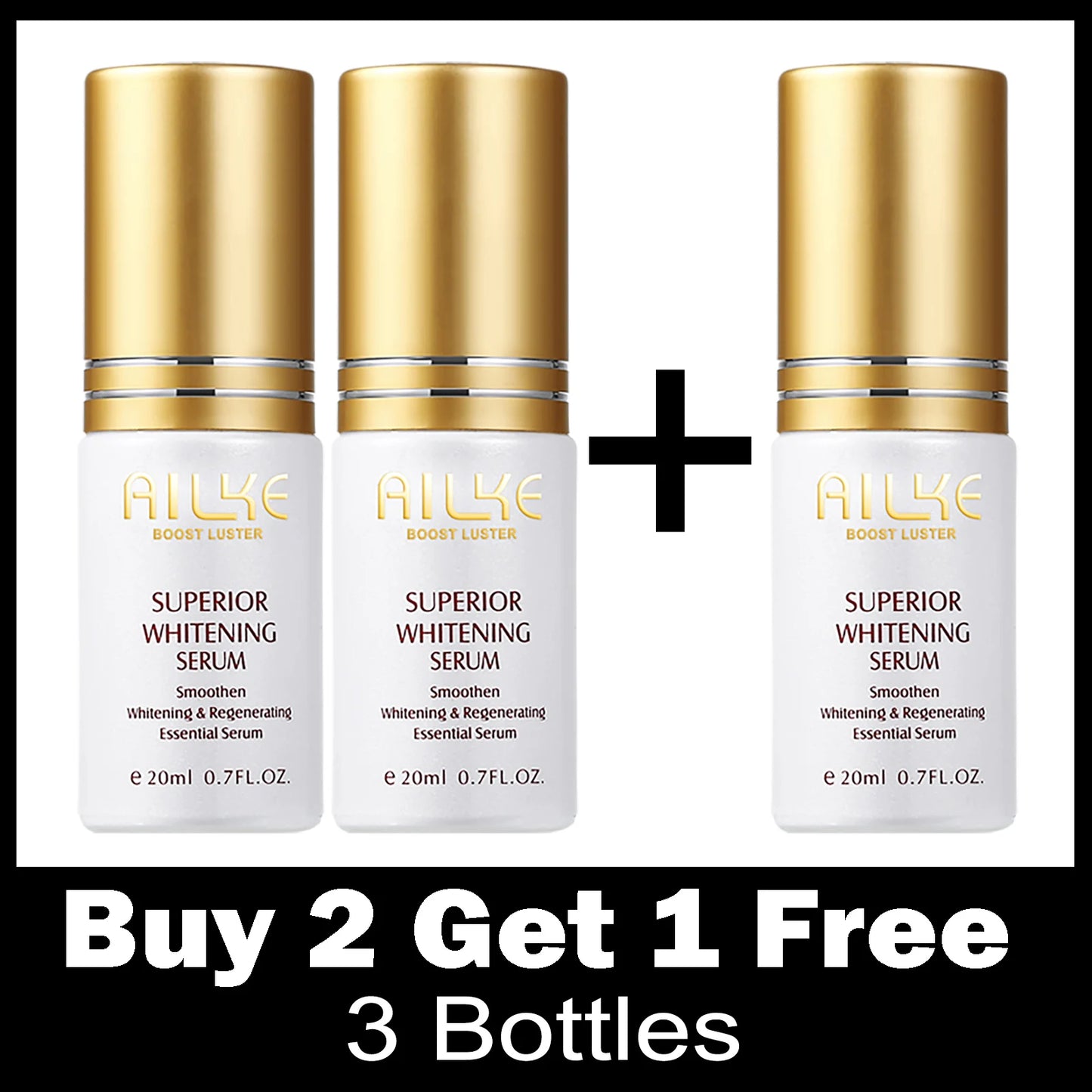 AILKE Whitening Anti-wrinkle Freckle Face Cream With Collagen Hyaluronic Acid Rose Skin Care Women Korean Facial Moisturizer Set