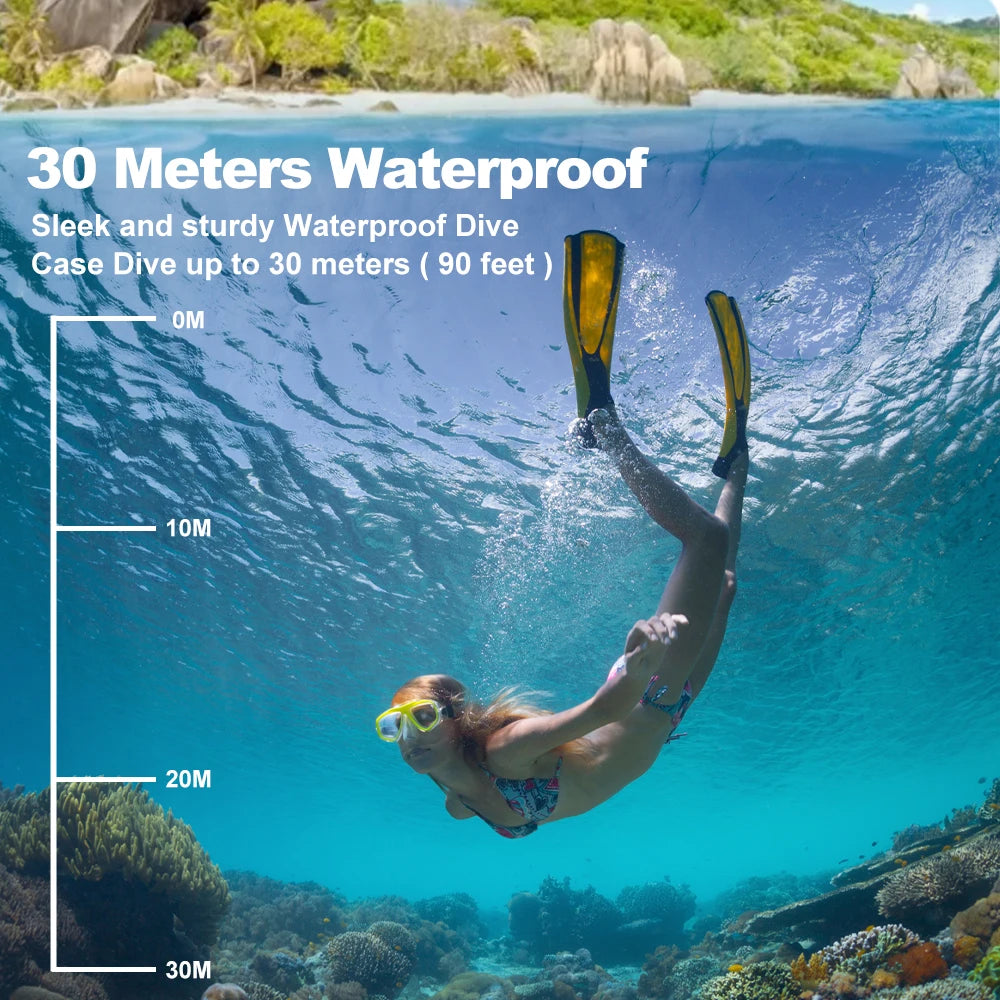 Action Camera Ultra HD 4K30FPS 16.0MP Wi-Fi 2.0" Screen 170D DVR Webcam Underwater 30M Helmet Video Recording Sport Camera