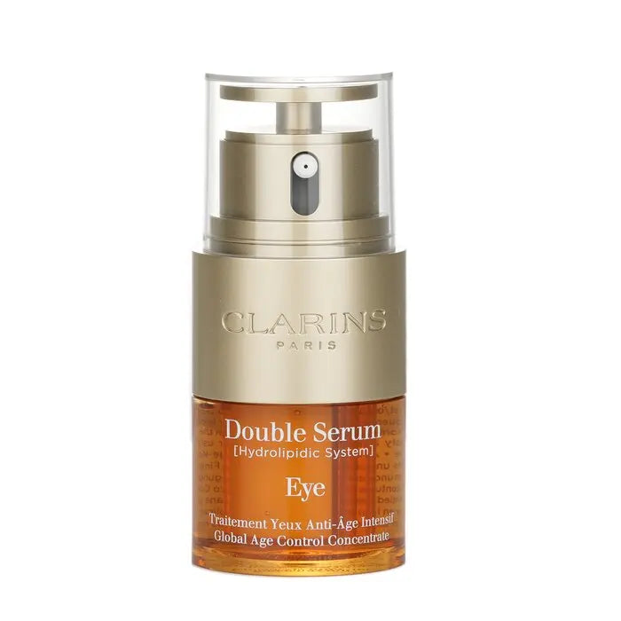 Clarins Double Serum Eye Global Age Control Concentrate 0.6 oz/ 20ml, Original Skin Cares, Beauty Health