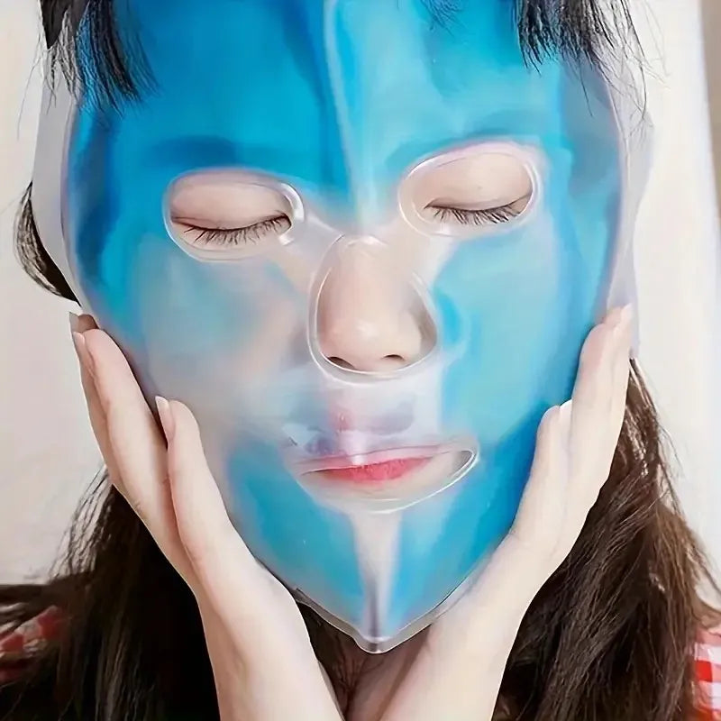 1pc Ice Mask, Beauty Sleeping Hot & Cold Mask, Cold Compress For Post-Operative Facial Edema, Comfort Eye Mask Ice Packs