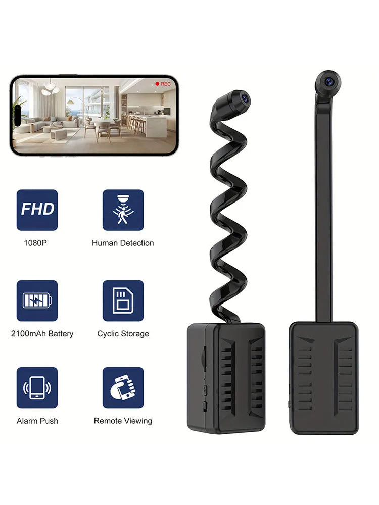 Mini WiFi Camera 1080P Wireless Nanny Cam with Motion Detection Surveillance Camera for Home Indoor Baby Dog Cat