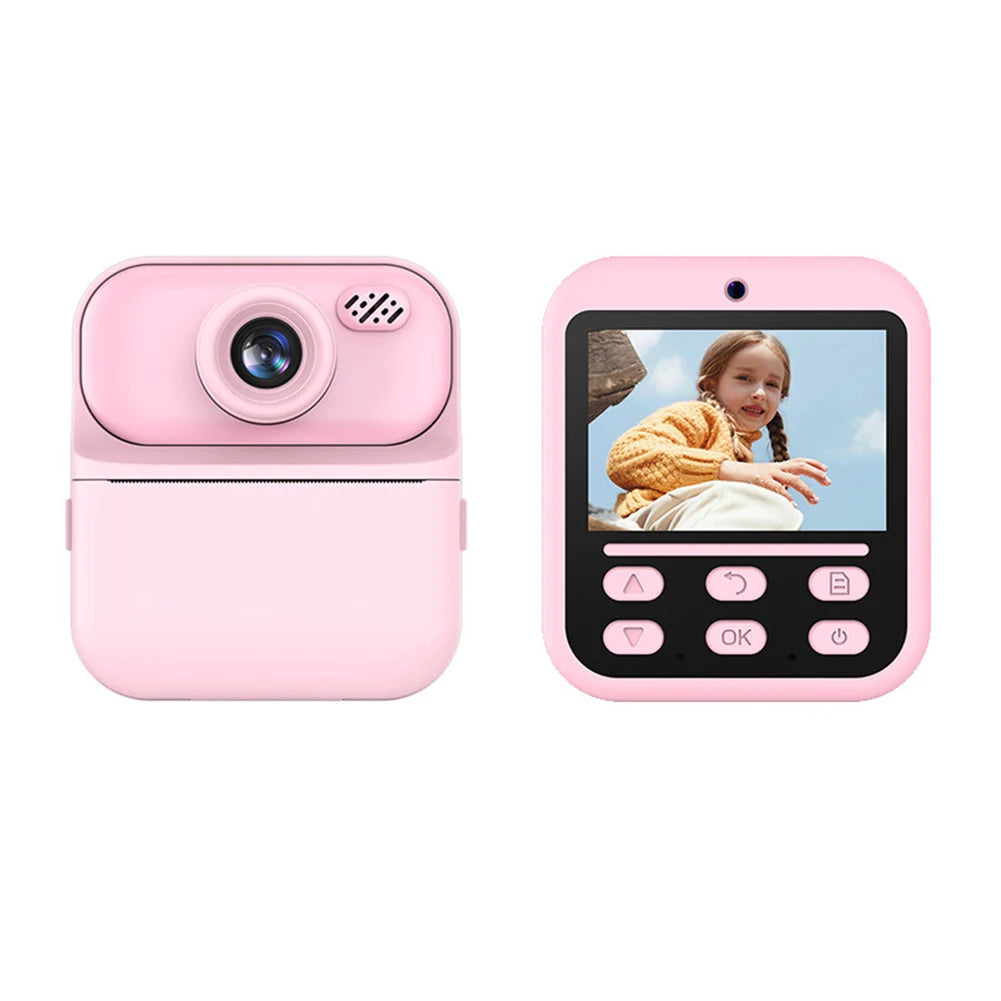 Instant Print Camera HD Digital Camera 2.4 Inch Video Digital Camera Portable Digital Camera for Girls Boys Birthday Gifts