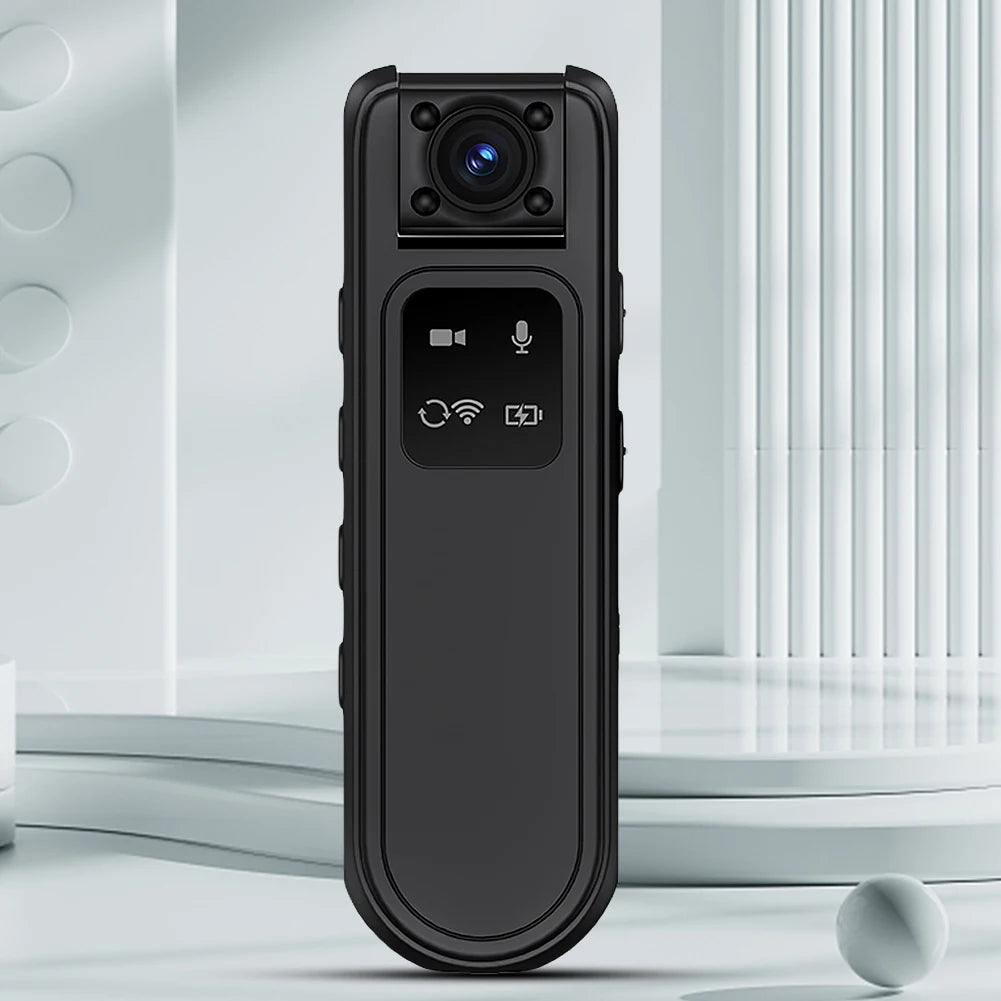 HD 2K Mini Camera Infrared Night Vision WiFi Miniature Camcorder Wearable Small Body Worn Cam for Law Enforcement