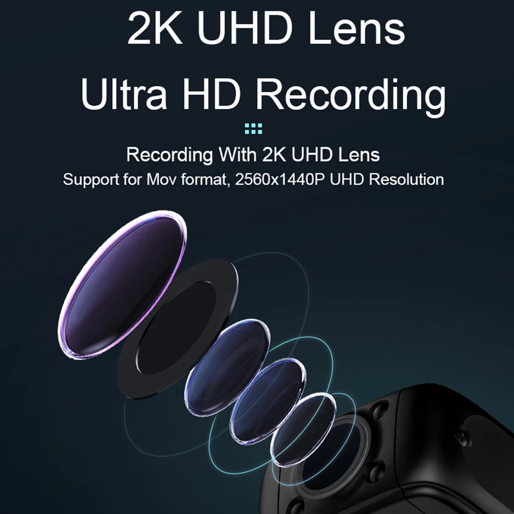HD 2K Mini Camera Infrared Night Vision WiFi Miniature Camcorder Wearable Small Body Worn Cam for Law Enforcement