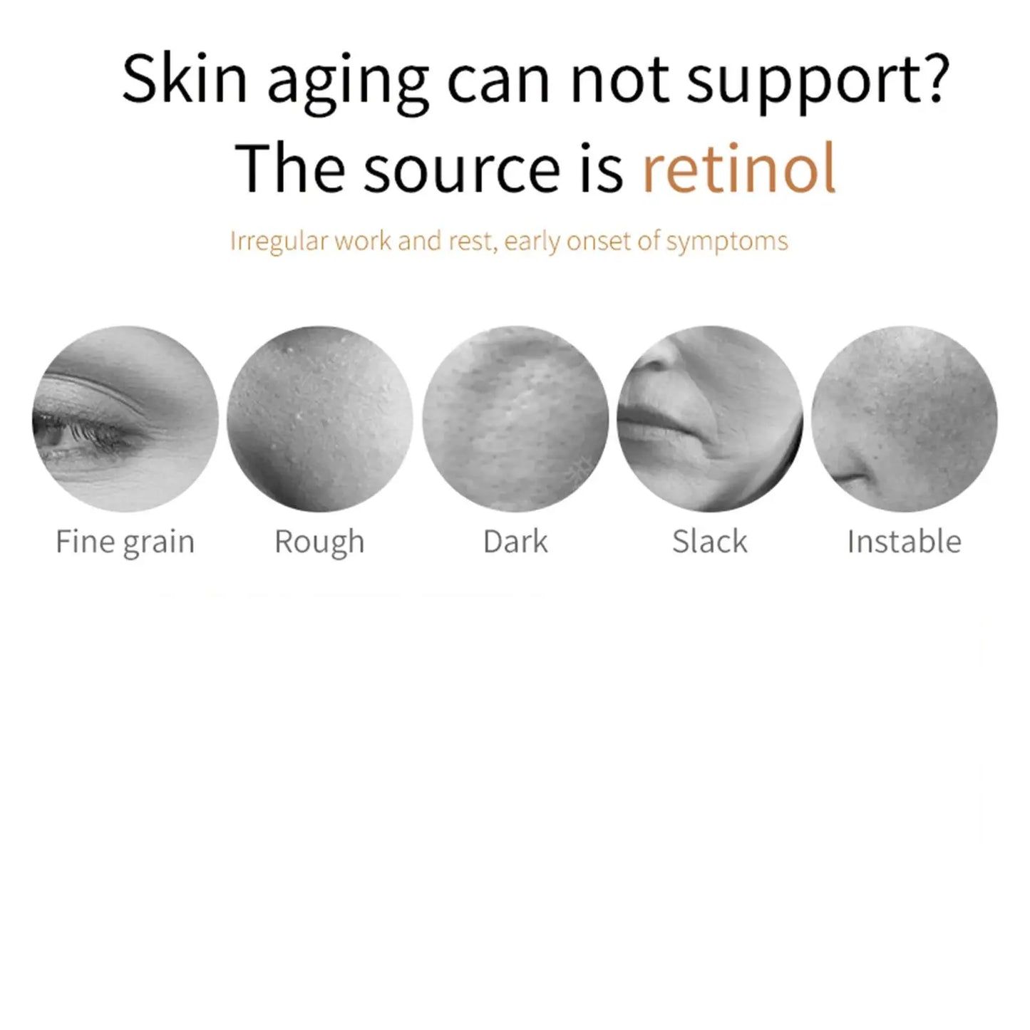 EELHOE Vitamin C Serum for Face Moisturizing Oil Control Shrink Pores Deep Anti Wrinkle Spots Fade Fine Line Whitening VC Serum