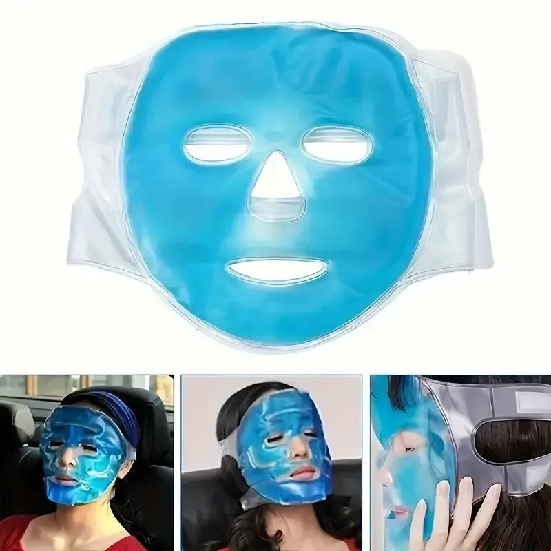 1pc Ice Mask, Beauty Sleeping Hot & Cold Mask, Cold Compress For Post-Operative Facial Edema, Comfort Eye Mask Ice Packs